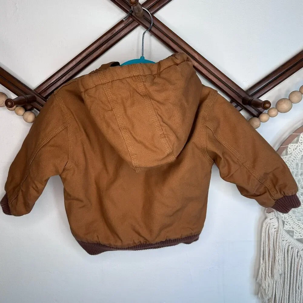 Carhartt Tan Canvas Toddler Jacket